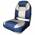 Сиденье мягкое складное Premium Centurion Boat Seat, бело-синее