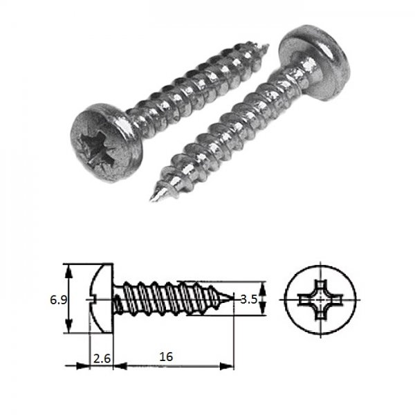  /. M3.5X 16 .A2