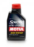 Моторное масло MOTUL SPECIFIС  0700 - 0710 5W40